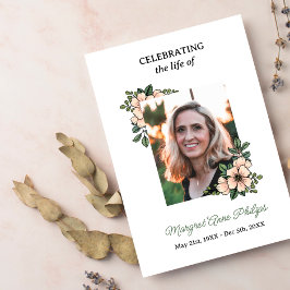 Blush Pink Florals Foto van het programma Life Programmakaart