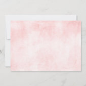 Blush Pink Florals Modern Geometrisch Goud Lijst Save The Date (Achterkant)