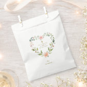 Blush Pink Flowers Hij is een goudpaasmakerij Bedankzakje (Geknipt)