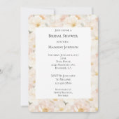 Blush Pink Flowers Vrijgezellenfeest Kaart (Voorkant)