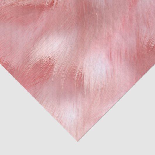 Blush Pink Fur Tissuepapier (Detail)