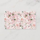 Blush Pink Garden Flowers Neem een recept mee Informatiekaartje (Achterkant)