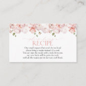 Blush Pink Garden Flowers Neem een recept mee Informatiekaartje (Voorkant)