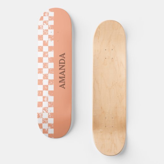 Blush Pink gecontroleerd Persoonlijk Skateboard (Voorkant)