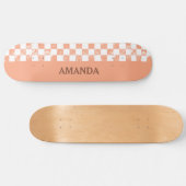 Blush Pink gecontroleerd Persoonlijk Skateboard (Horizontaal)