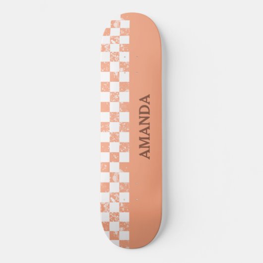 Blush Pink gecontroleerd Persoonlijk Skateboard (Voorkant)