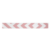 Blush Pink Geometric Satijnen Lint (Voorkant)