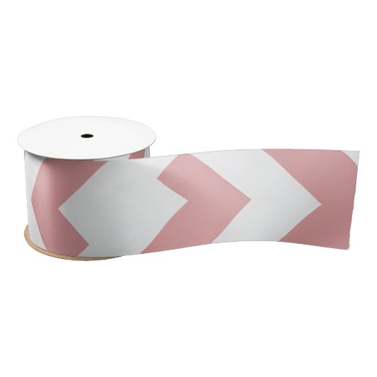 Blush Pink Geometric Satijnen Lint (Spoel)
