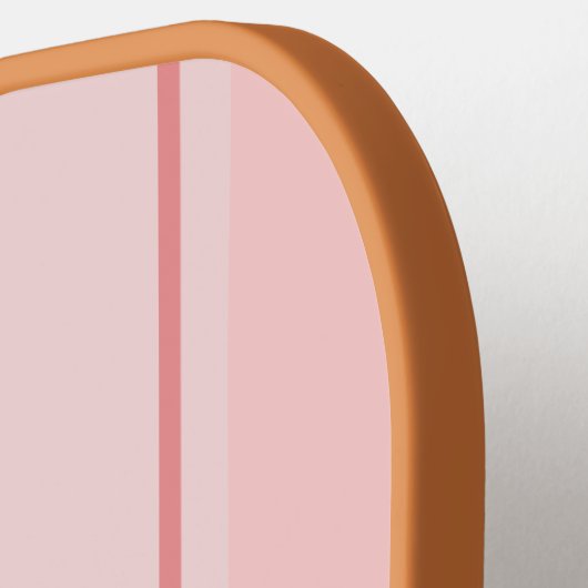 Blush Pink gepersonaliseerd minimaal Pickleball Paddle (Links Detail)