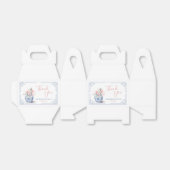 Blush Pink Ginger Jar Chinoiserie Baby shower Bedankdoosjes (Uitgevouwen)