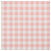 Blush Pink Gingham Check Patroon Stof (Swatch)