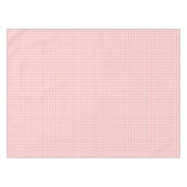 Blush Pink Gingham Check Patroon Tafelkleed (Voorkant (Horizontaal))