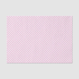 Blush Pink Gingham Pattern Tissuepapier