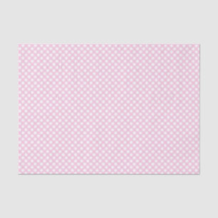 Blush Pink Gingham Pattern Tissuepapier