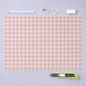 Blush Pink Gingham Tissuepapier (Craft)