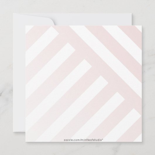 Blush Pink Girls Night Out Uitnodiging (Achterkant)