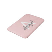 Blush Pink Girly Grey Badmat (Gekanteld)