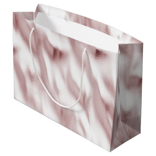 Blush Pink Glam Verjaardag Groot Cadeauzakje (Achterkant Gekanteld)