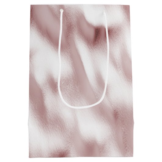 Blush Pink Glam Verjaardag Medium Cadeauzakje (Achterkant)