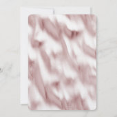 Blush Pink Glam-Vrijgezellenfeest Kaart (Achterkant)