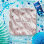 Blush Pink Glam Wedding Vrijgezellenfeest Papieren Bordje (Feest)