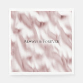 Blush Pink Glam Wedding Vrijgezellenfeest Servet (Voorkant)