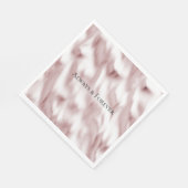 Blush Pink Glam Wedding Vrijgezellenfeest Servet (Hoek)