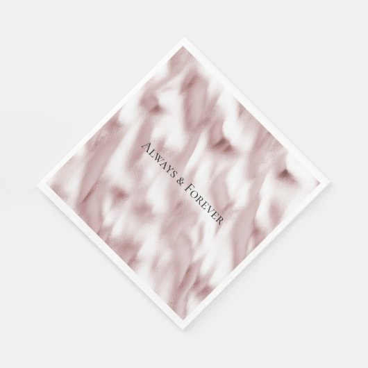 Blush Pink Glam Wedding Vrijgezellenfeest Servet (Hoek)