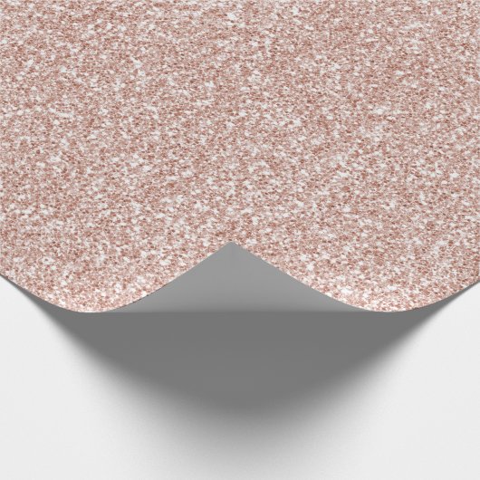 Blush Pink Glitter Cadeaupapier (Hoek)