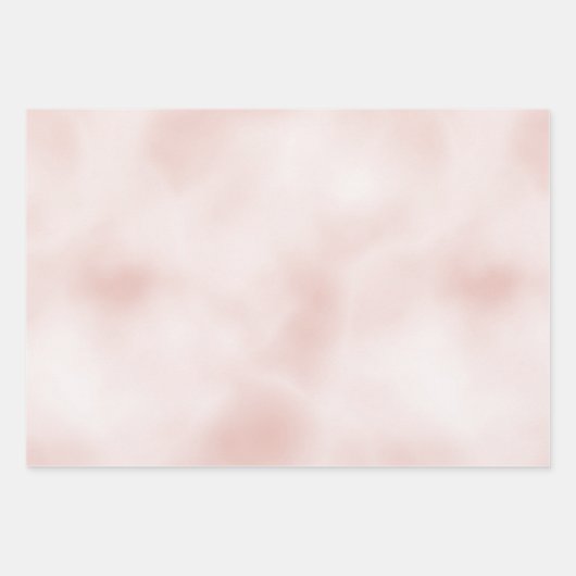 Blush Pink Glitter Glitz Inpakpapier Vel (Voorkant 2)