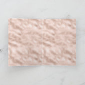Blush Pink Glitter Glitzy Sparkle Kaart (Binnen)
