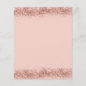 Blush Pink Glitter Happy 15th Birthday (Achterkant)