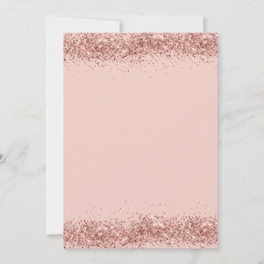 Blush Pink Glitter Happy 16th Birthday (Achterkant)