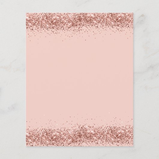 Blush Pink Glitter Happy 16th Birthday (Achterkant)