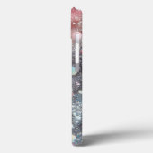 Blush Pink Glitter Hoesje met Sparkle/iPhone 13 (Achterkant / Links)