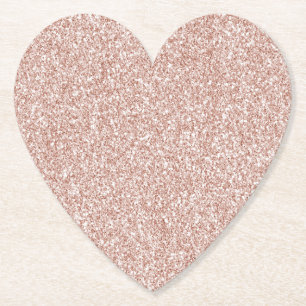 Blush Pink Glitter       Kartonnen Onderzetters