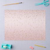 Blush Pink Glitter Love Gold Confetti     Tissuepapier (Craft)
