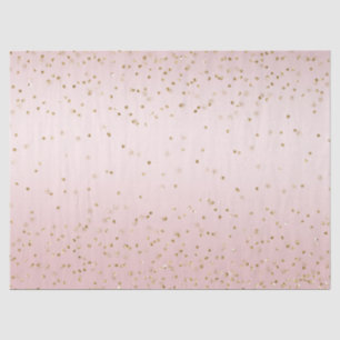 Blush Pink Glitter Love Gold Confetti     Tissuepapier