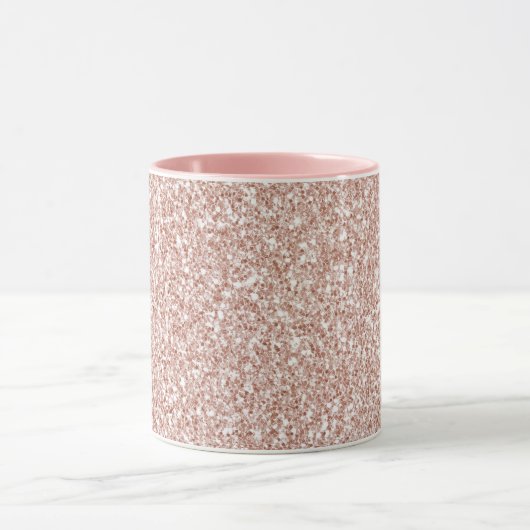 Blush Pink Glitter       Mok (Midden)