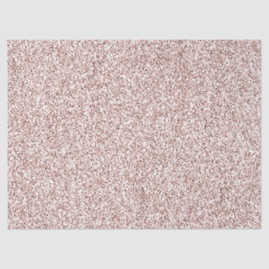 Blush Pink Glitter Tissuepapier (Voorkant)