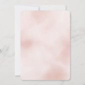 Blush Pink Glitz Glitter Gold Palm Trees Kaart (Achterkant)