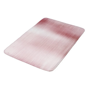 Blush Pink Glitzy Chic Glam Sparkle Badmat