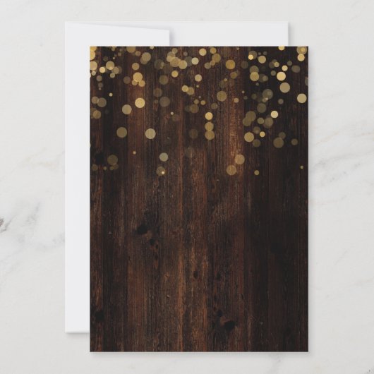 Blush Pink & Gold Baubles kerstfeest Kaart (Achterkant)