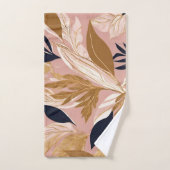 Blush Pink Gold Boho laat modern Collectie achter Bad Handdoek (Handdoek)