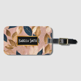 Blush Pink Gold Boho laat populair Collectie achte Bagagelabel