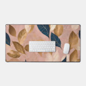 Blush Pink Gold Boho laat populair Collectie achte Bureaumat (Keyboard & Muis)