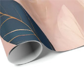 Blush Pink Gold Boho laat populair Collectie achte Cadeaupapier (Rol Hoek)