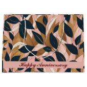 Blush Pink Gold Boho laat trendy Collectie achter Groot Cadeauzakje (Voorkant)