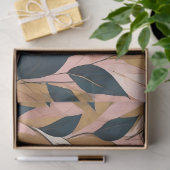 Blush Pink Gold Boho laat trendy Collectie achter Tissuepapier (Geschenk)