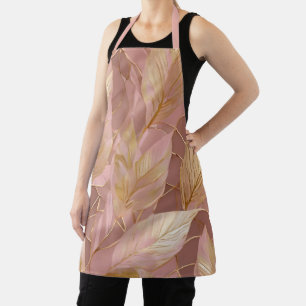 Blush Pink Gold Boho Modern Leaves Collectie Schort